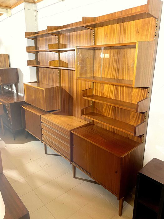 Estante tripla olaio vintage 242comp x 22prof x 42prof x 211alt.