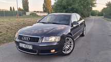 Audi A8 SUPER STAN / 4.2 + GAZ SEKWENCJA / Zarejestrowana / Alu 19" / QUATTRO