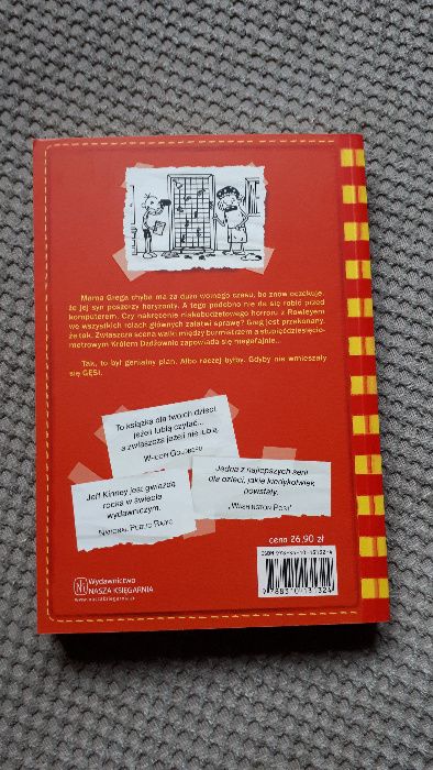 "DZIENNIK CWANIACZKA. Ryzyk-fizyk" Jeff Kinney