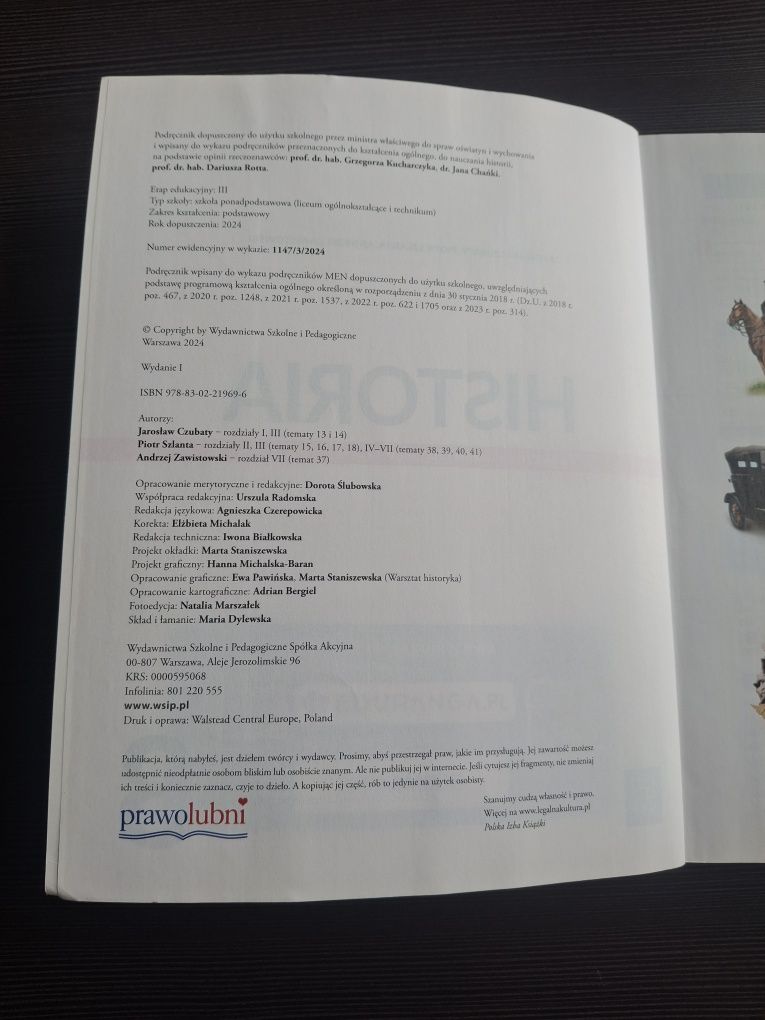 Podręcznik historia 3 nowa edycja, WSiP