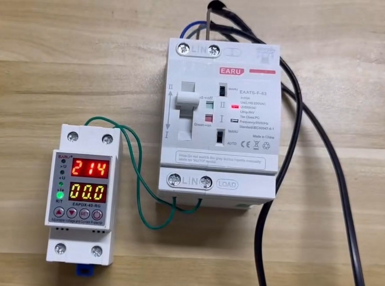 Автомат введення резерву АВР  EARU G2R-63 II 2P 63A 220V