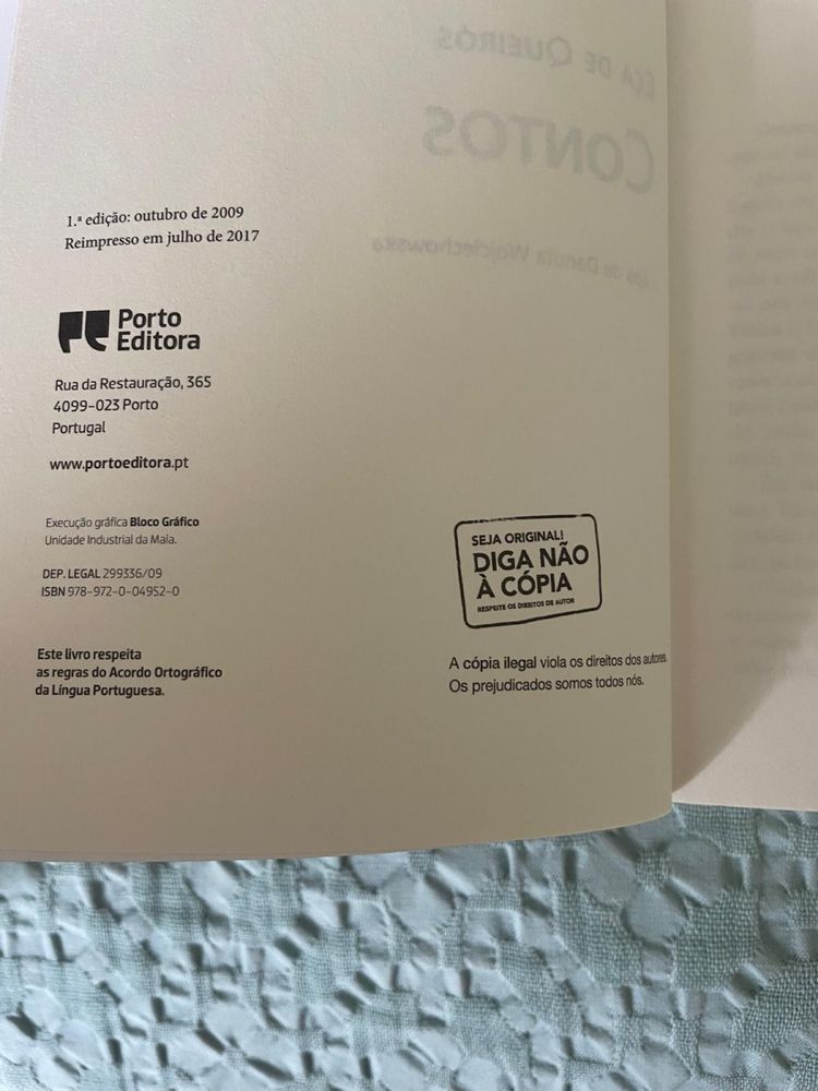 Livro “Contos”