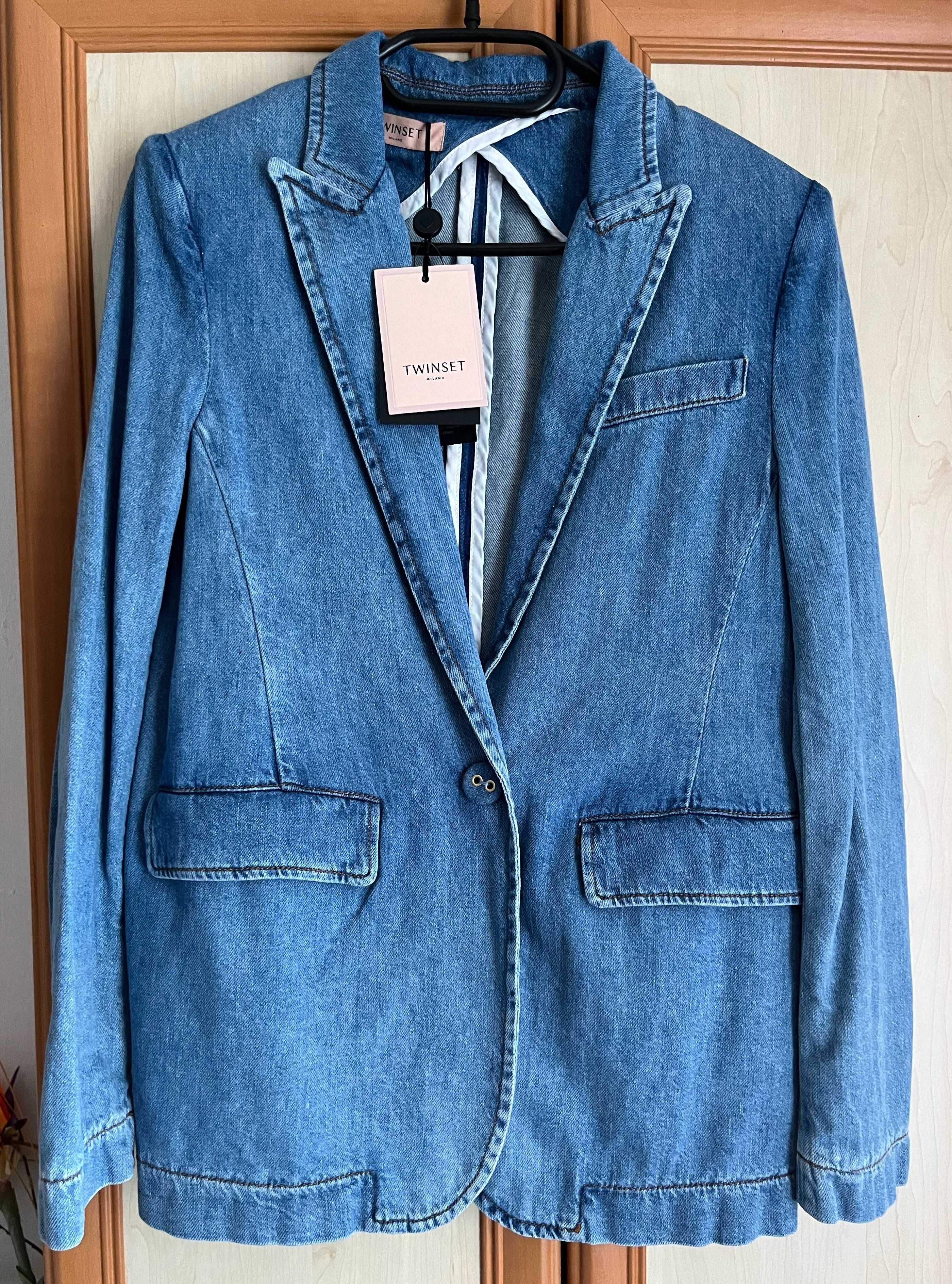 Jeansowa marynarka Twinset