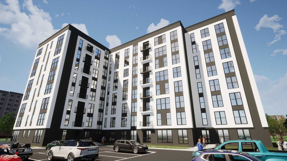 В збудованому будинку 2-на квартира (61.87 кв) в ЖК Комфорт-Сіті