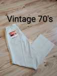 Nowe Kremowe Spodnie Levi's Sportswear Sta-Prest Vintage 70's