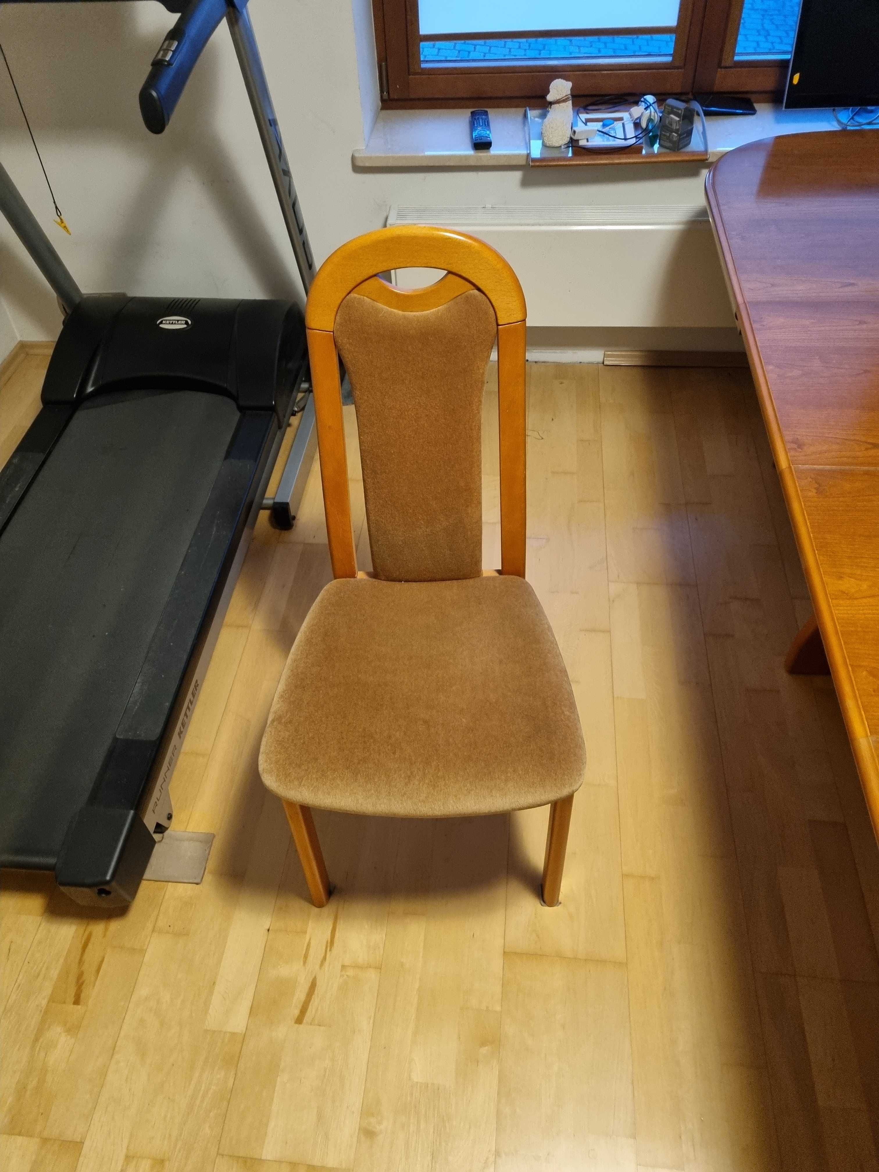 Stół rozkładany i krzesła, komplet mebli Klose