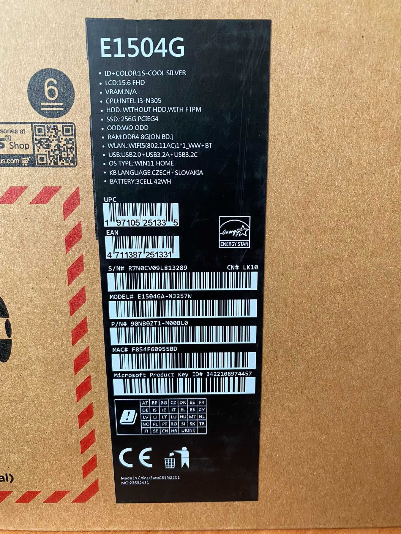 ASUS VivoBook Go 15 E1504GA