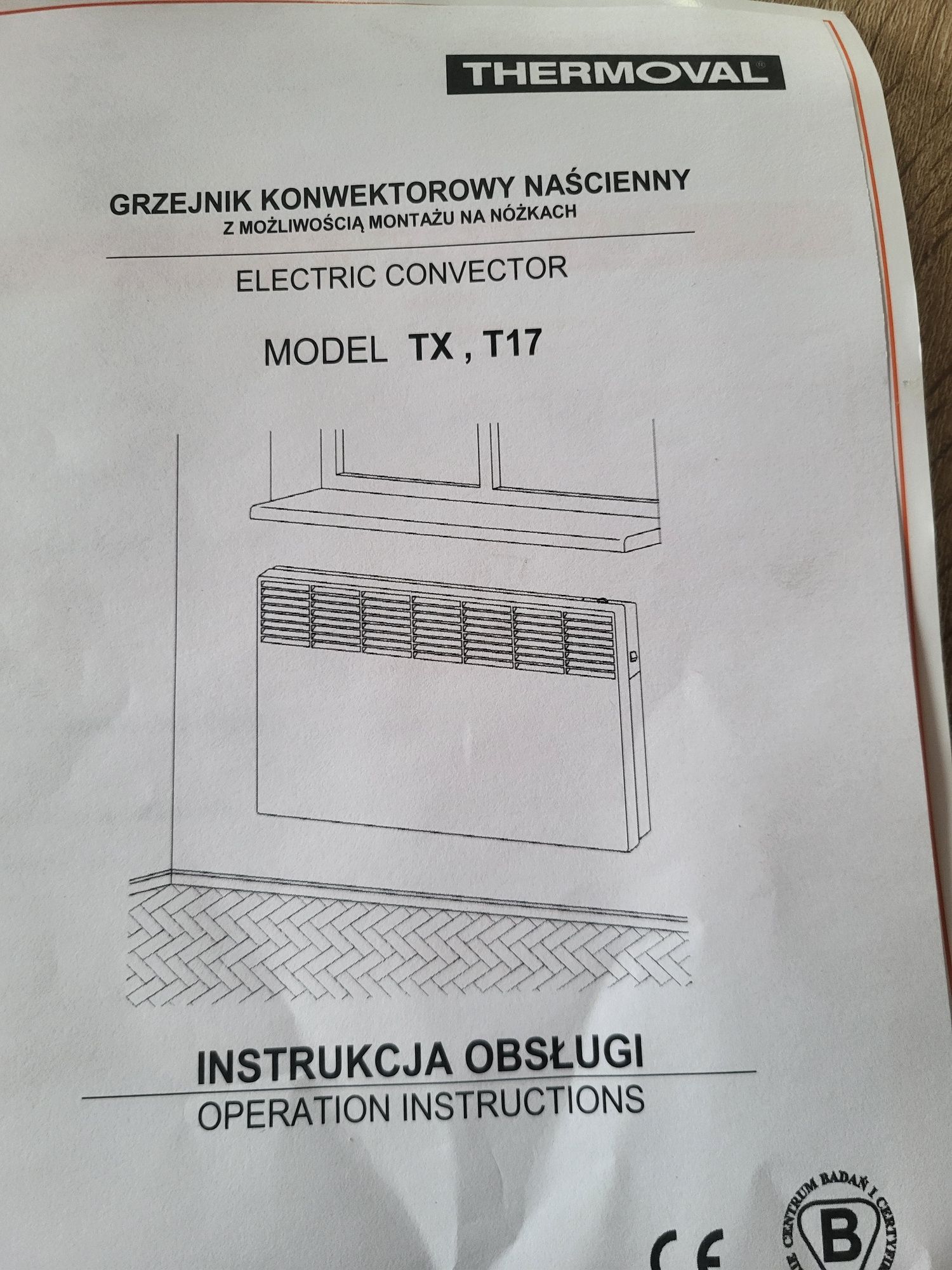 Grzejnik konwektorowy Thermoval TX trzy sztuki