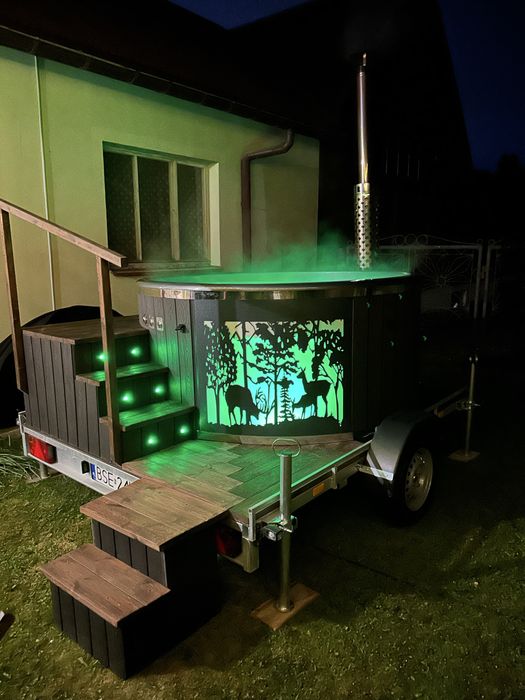 Wynajem mobilnej bali, jakuzzi