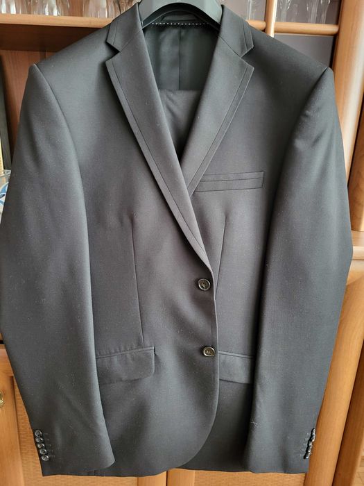 Garnitur męski czarny 188/100