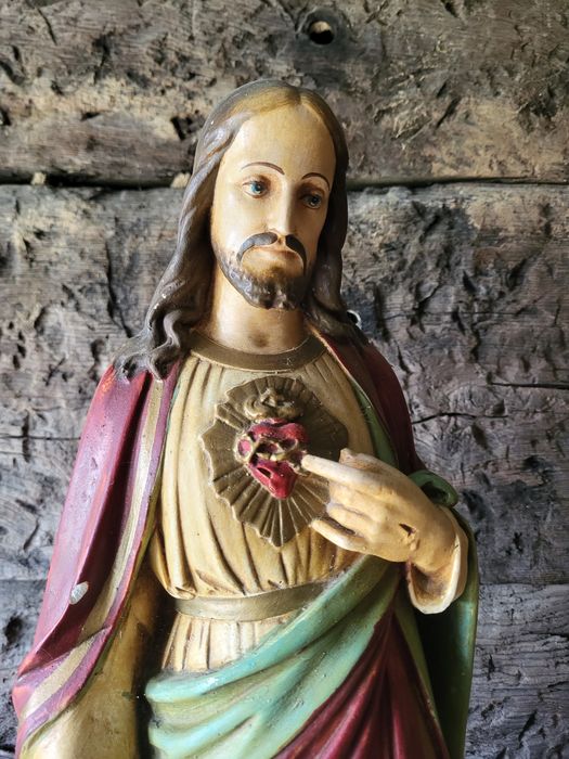 Duża figura 52 cm Pan Jezus Najświętsze Serce