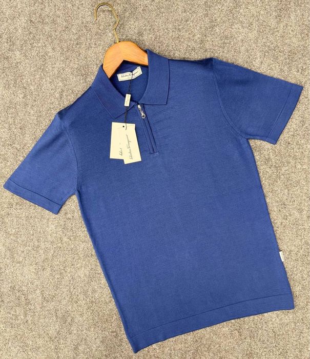 ТОР Чоловіче вʼязане поло Salvatore FERRAGAMO M,L,XL,2XL,3XL КИїВ