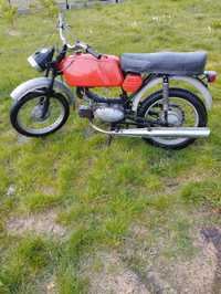 Motor Jawa 50 z dokumentami