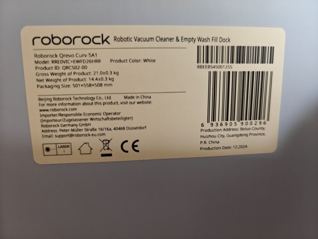 Robot Sprzątający ROBOROCK Qrevo Curv 5A1