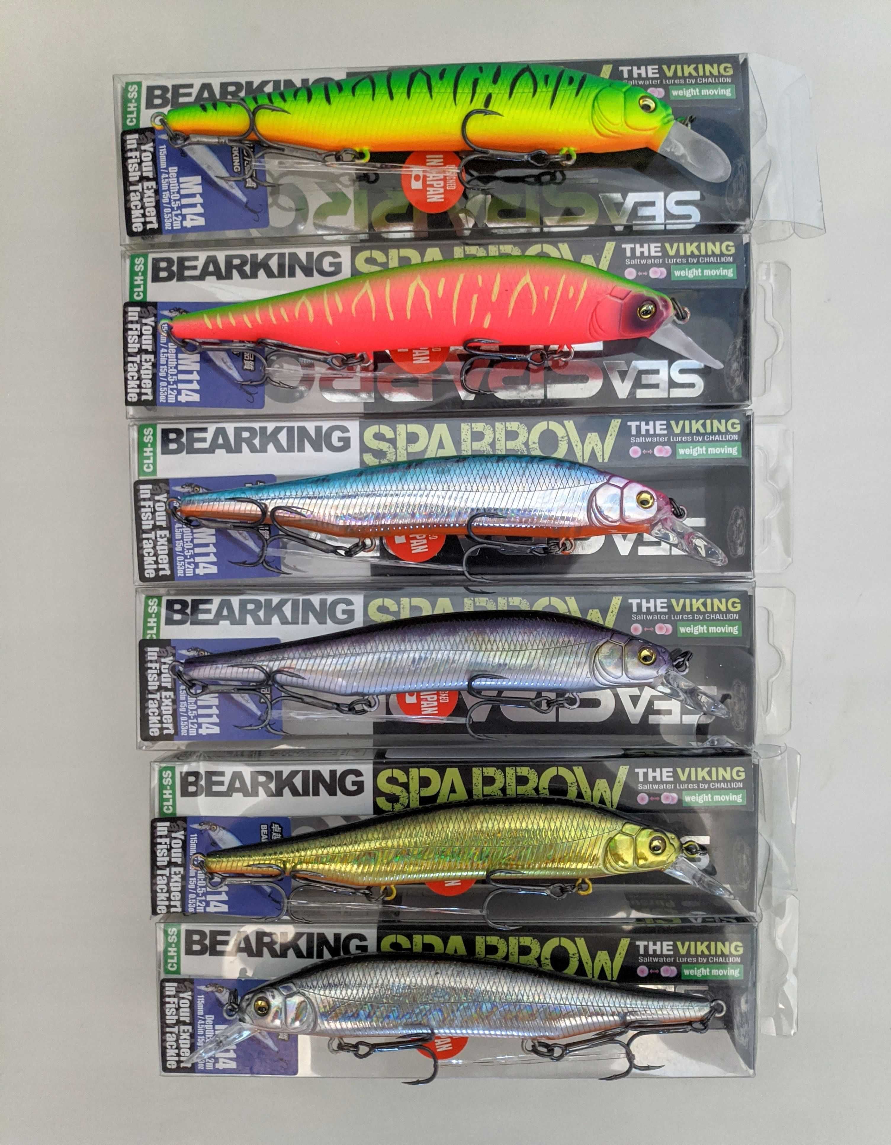 Воблери від bearking rudra, ito shiner, magallon, orbit