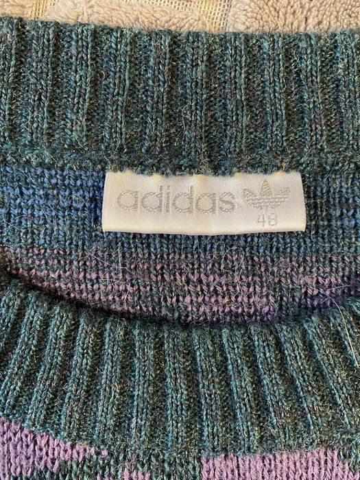 Вінтажний вовняний светр Adidas