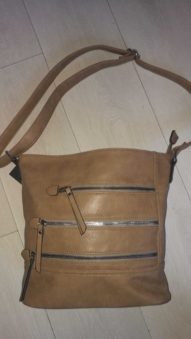 Torebka damska na ramię beżowa