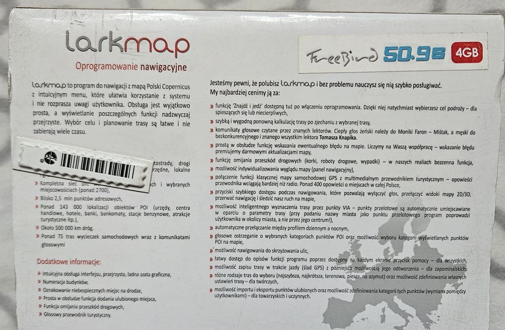 Nawigacja samochodowa LARK 5"