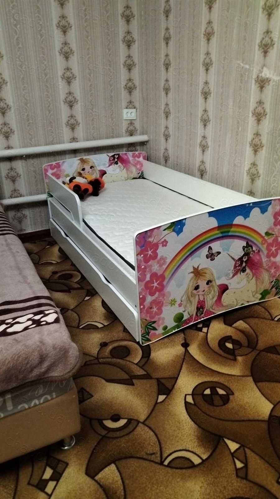 Кровать для ребенка ! Дитяче Ліжко з бортиком / Ліжко для дитини!