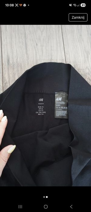 Ubrania ciążowe leginsy, koszula do karmienia, spodenki, sukienka