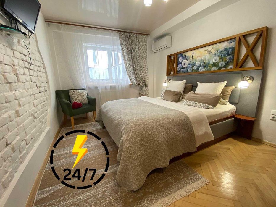 Квартира подобово центр   10 хв до ж д вокзалу Звітні документи