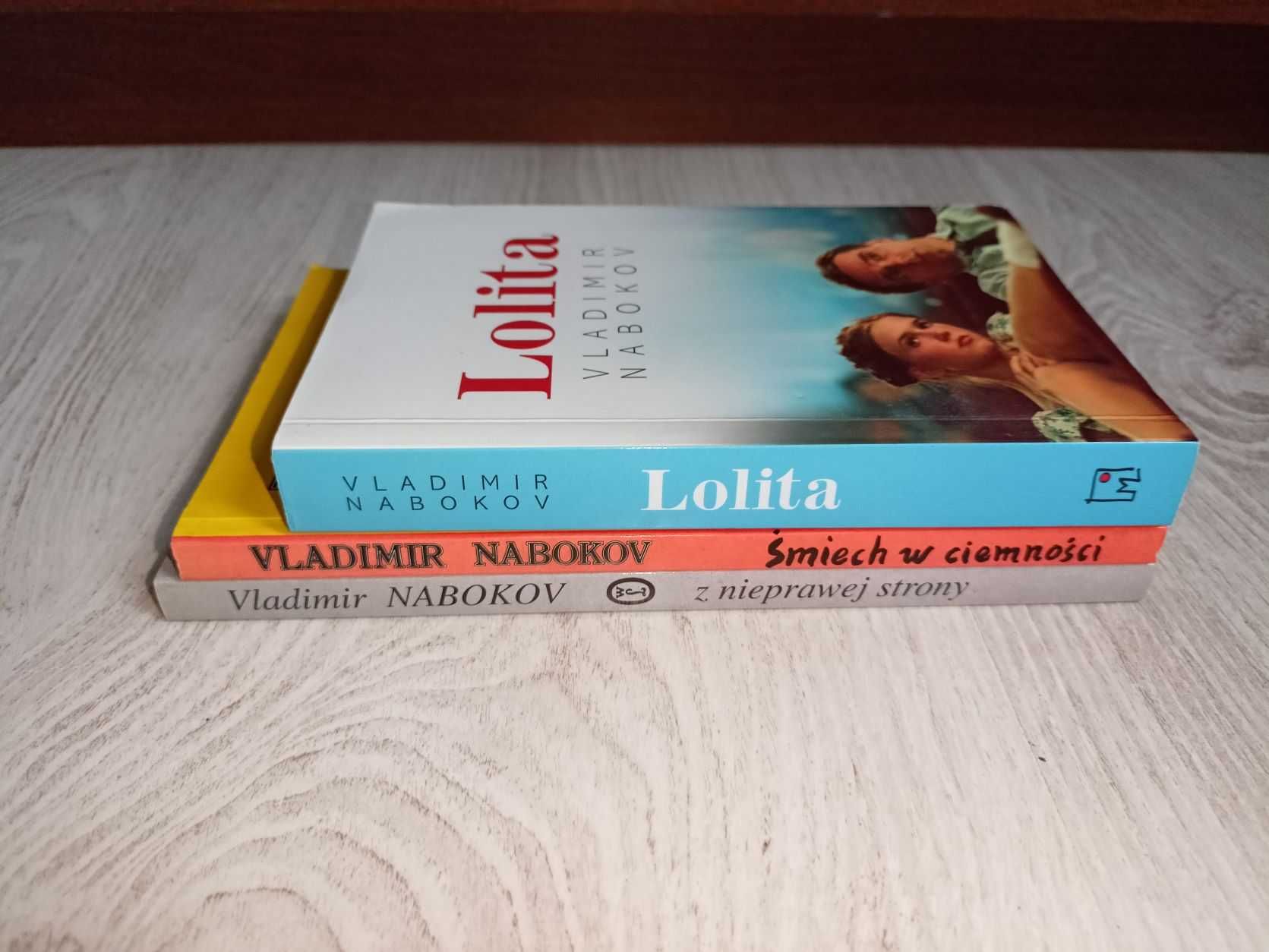 3x Vladimir Nabokov Lolita + Śmiech w ciemności + Z nieprawej strony