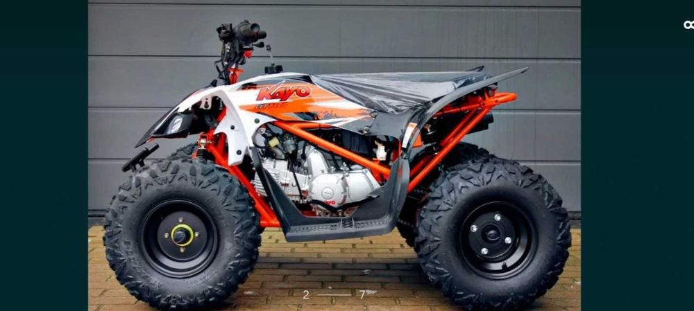 Quad AT125 Kayo, jak nowy
