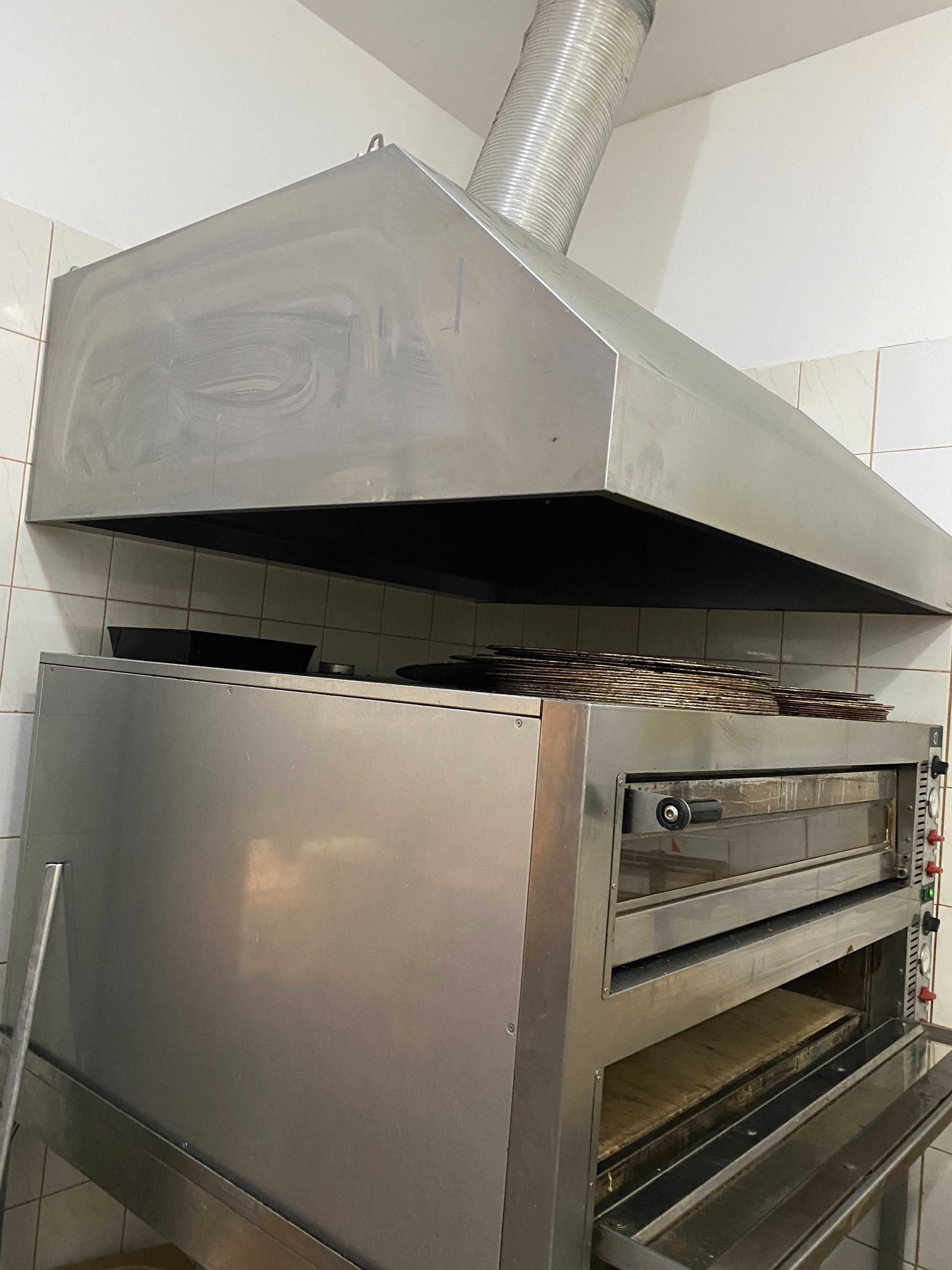 Piec do pizzy 2 komorowy CUPPONE TIEPOLO PLUS Gratis podstawa i okap