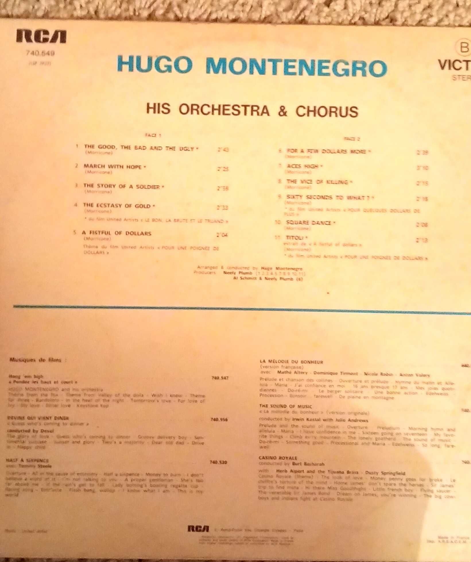 LP inil, Hugo Montenegro - His Orchestra and Chorus