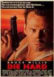 Плакат на крафтовой бумаге Крепкий орешек (Die Hard) с Брюсом Уиллисом