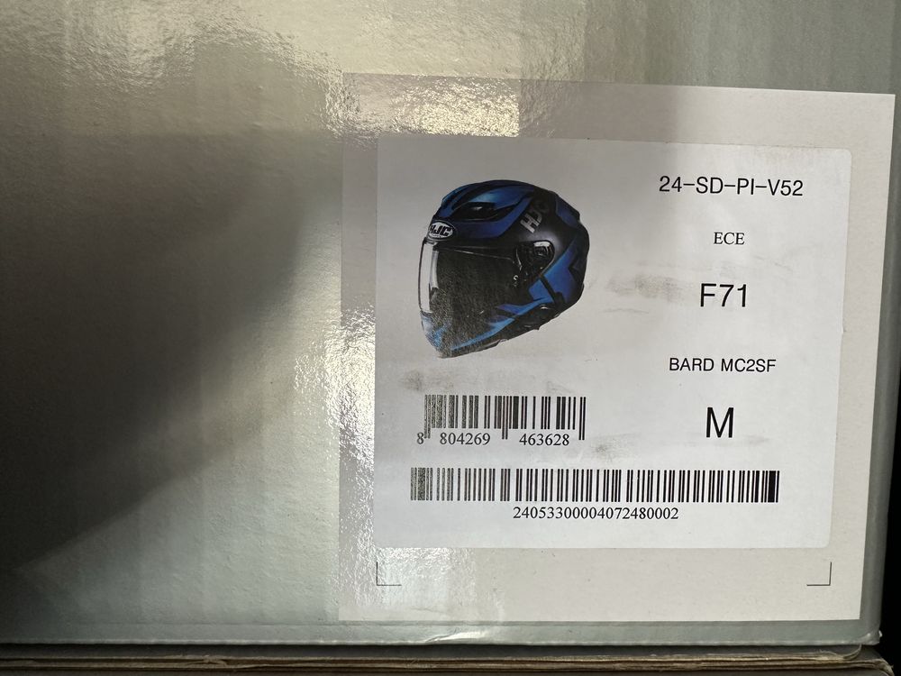 Kask motocyklowy HJC F71 BARD rozmiar M, WLOKNO SZKLANE, DD, PROMOCJA!