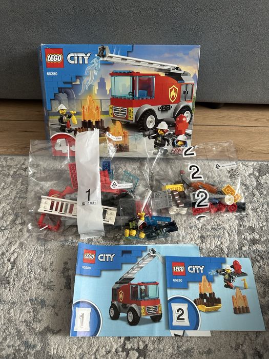 Lego City 4+ пожарна машина з драбиною