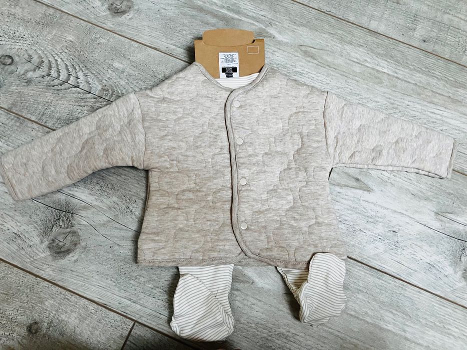 Nowy Komplet niemowlęcy 4 szt Smyk 68