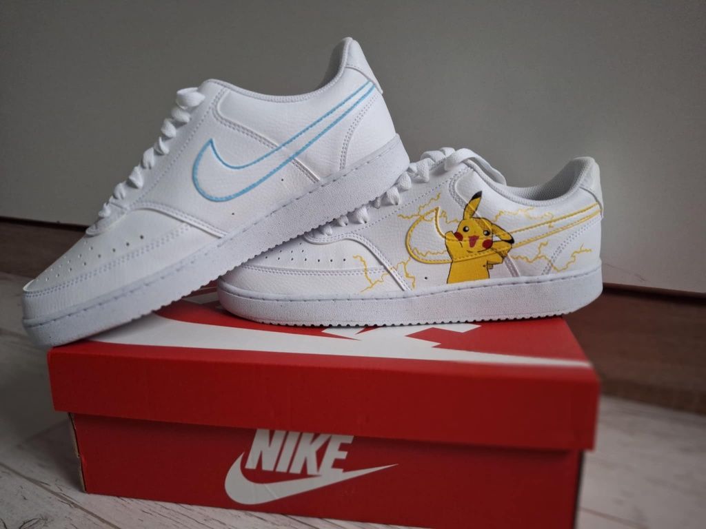 Buty Nike court custom pokemon
