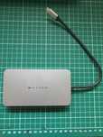 Dock para portátil USB-C de 7 entradas incluindo duas entradas 4K HDMI
