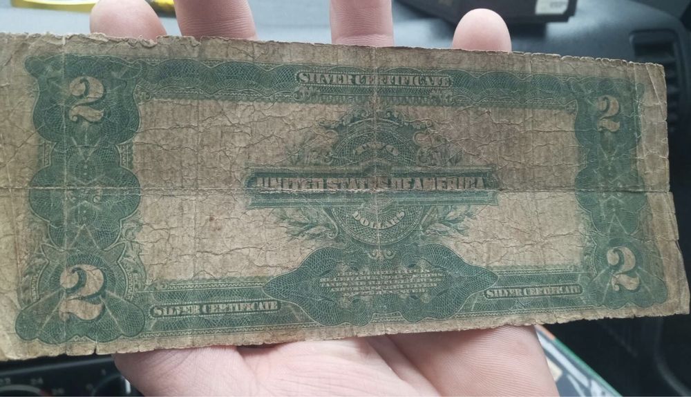 Купюра 2 доллара США 1899 года