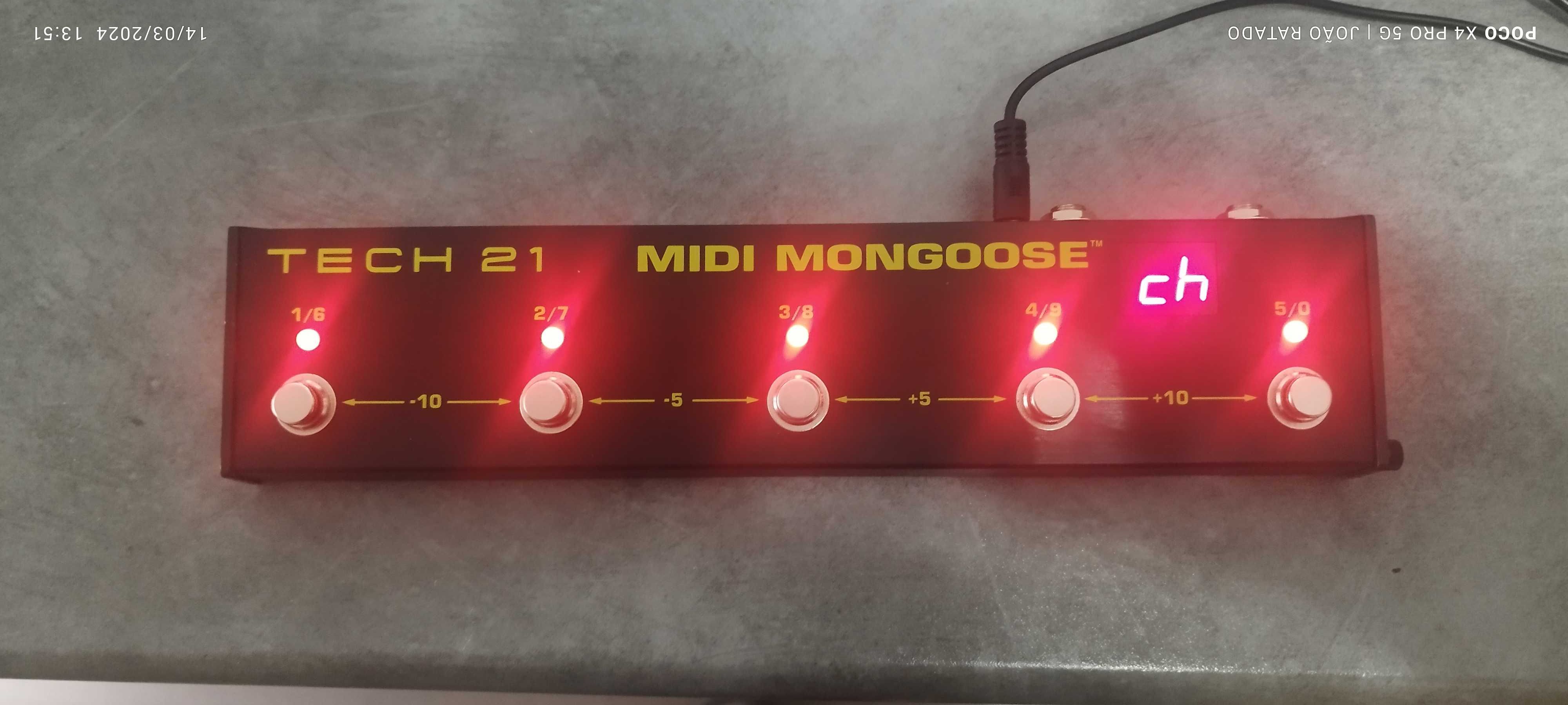 Tech 21 Midi Mongoose - Pedal Midi