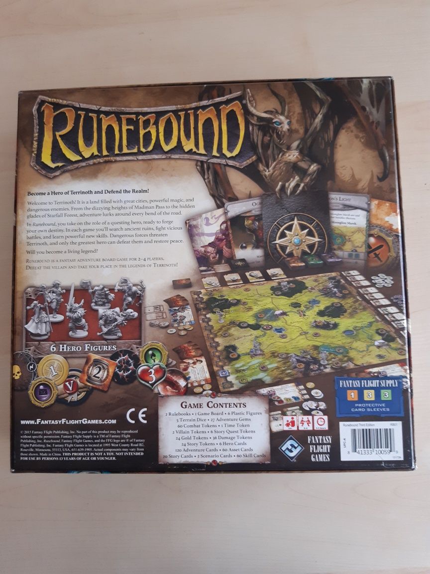 Runebound 3rd edition com expansões