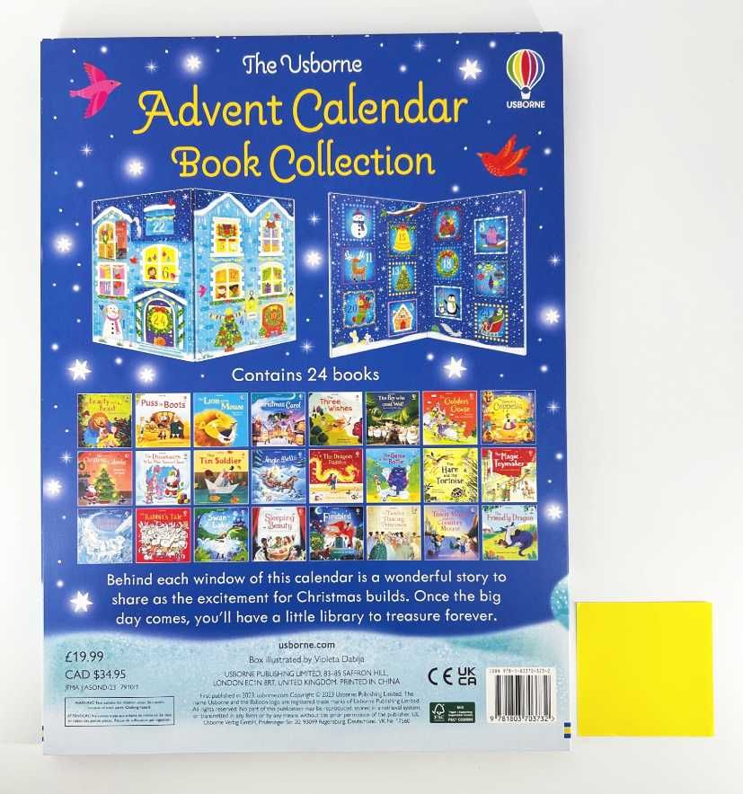 The Usborne Advent Calendar Kalendarz Adwentowy z książkami