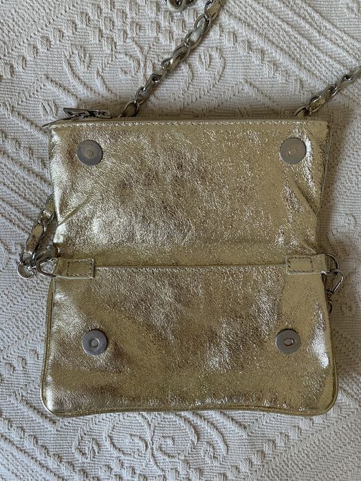 Mala tiracolo dourada