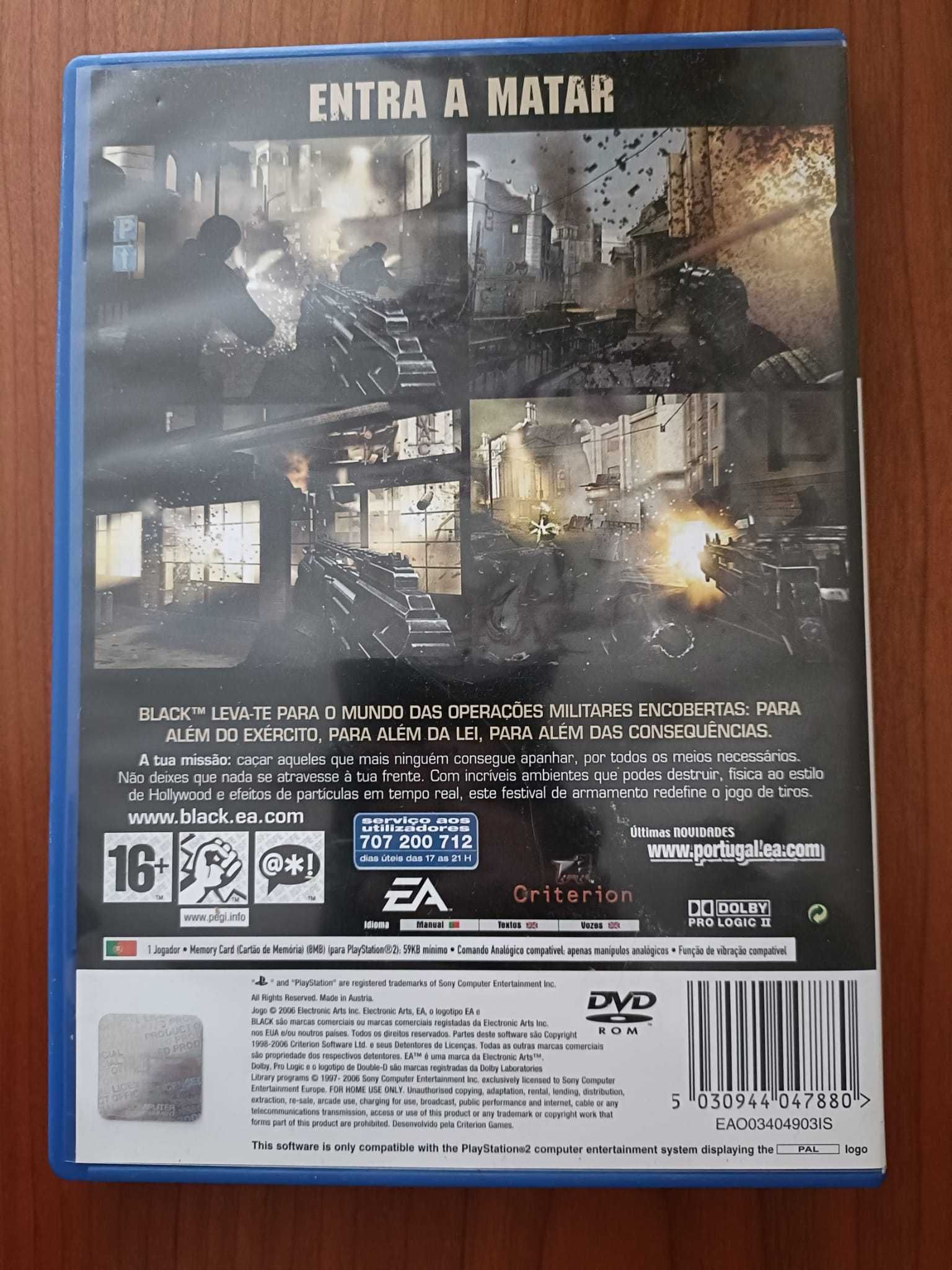 Jogo Black Playstation 2