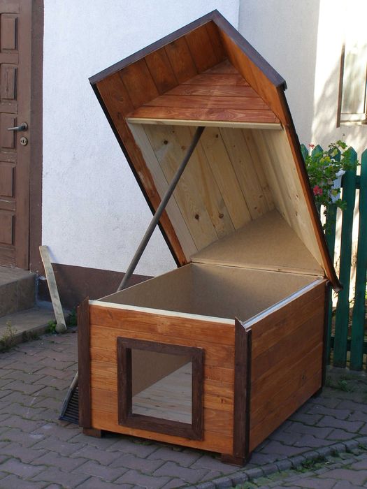 Buda dla psa z podestem i wiatrolapem XL możliwośc wysyłki