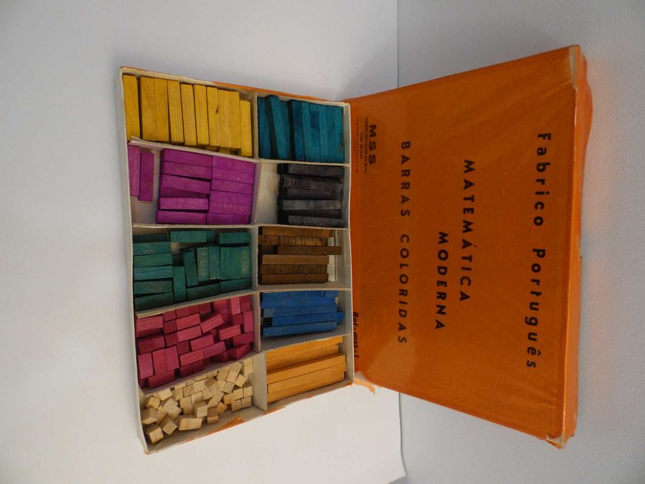 Antigo Jogo Educativo Matemática Moderna Barras Coloridas