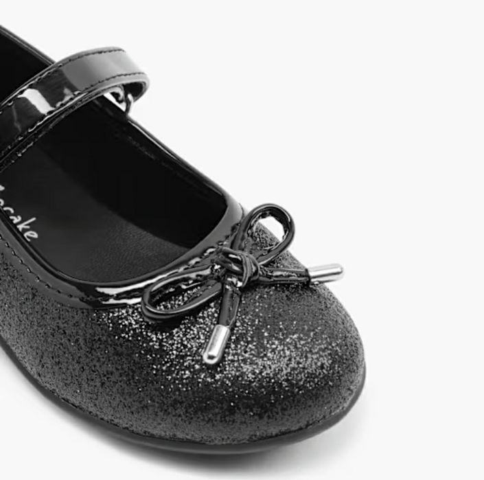 Baleriny pantofelki roz. 30 Cupcake brokatowe, śliczne