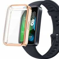 Etui Silikonowe z Ochroną Wyświetlacza 2w1 Huawei Band 8 I KOLORY .