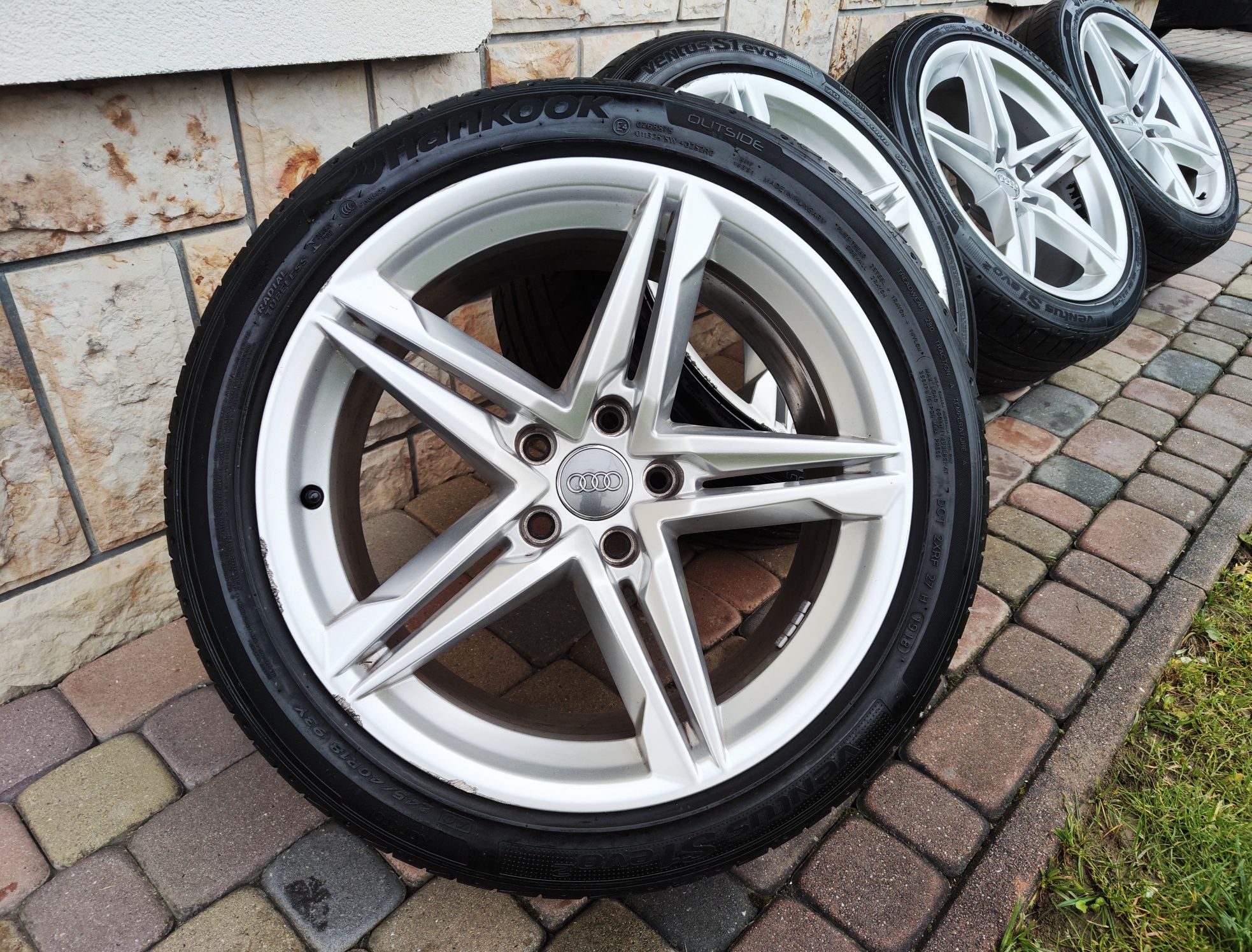 Koła 18 5x112 Oryginał Audi A5 A4 B9 VW 8.5J ET29/ Opony Hankook