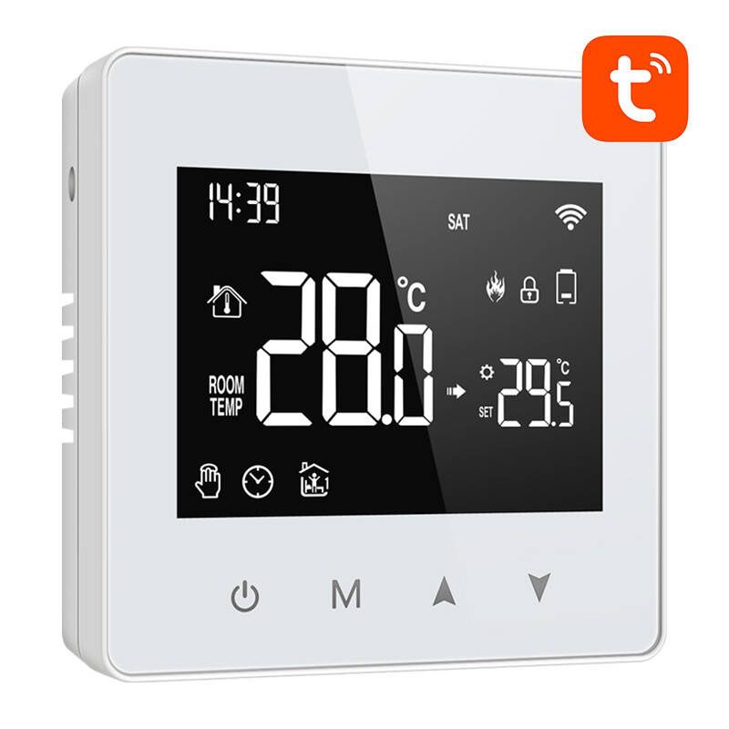 Termostat Avatto Zwt198 Zigbee Smart Tuya Wifi Sterowanie Temperaturą