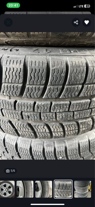 Диски з зимовими шинами Audi R17 7,5J 5x112_205/50/R17