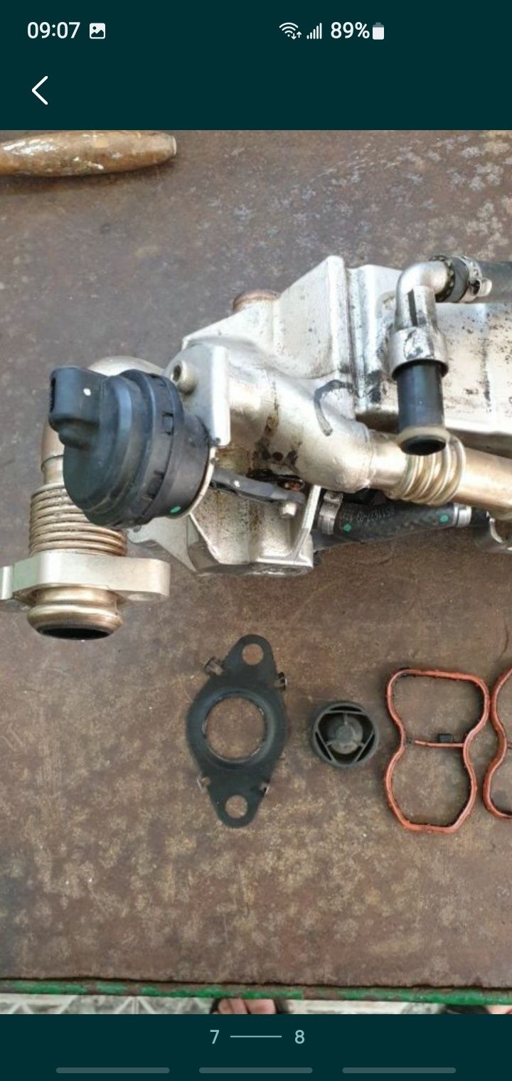 EGR BMW,охладитель ОГ,моторы N47,N57 F серии Е серии Х5M50D,X6M50D