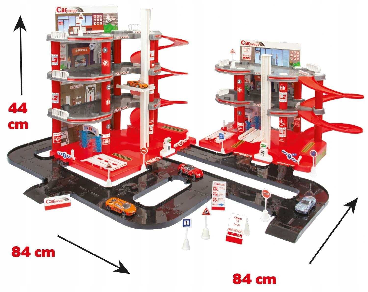 Zabawka MEGA DUŻY PARKING - garaż 4 poziomowy